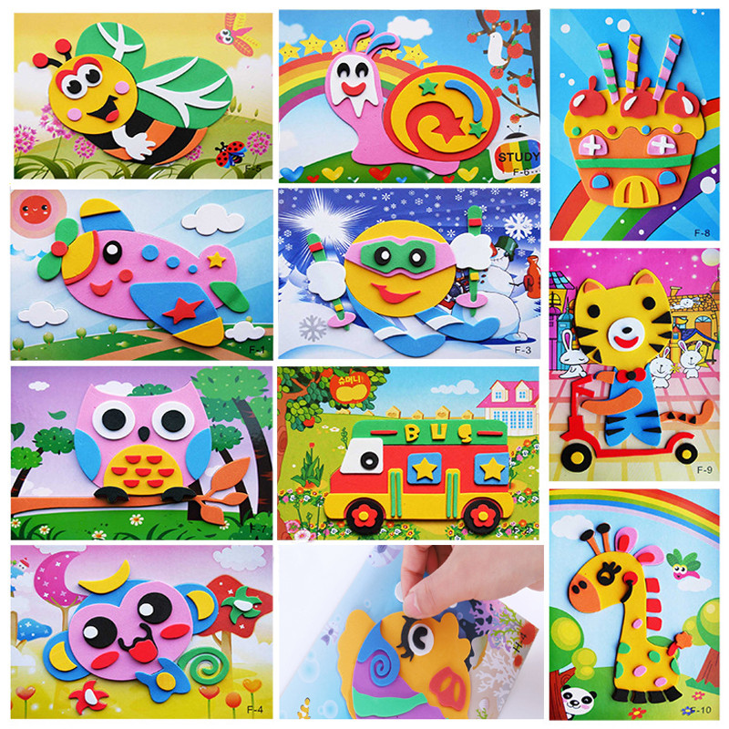 Kids Education Shows - 5Pcs/10Pcs/Lot 어린이 DIY 3D EVA 폼
