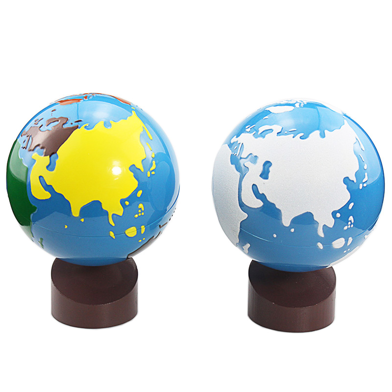 Educational Globe For Kids - 몬테소리 지리 장난감 지리적 글로브 지구