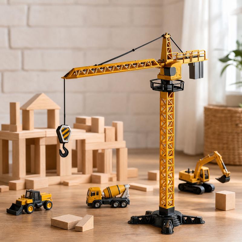 타워 크레인 장난감, 실제 건설 공학을 모방한 회전식  - Kids Education Toys 리뷰 및 가격