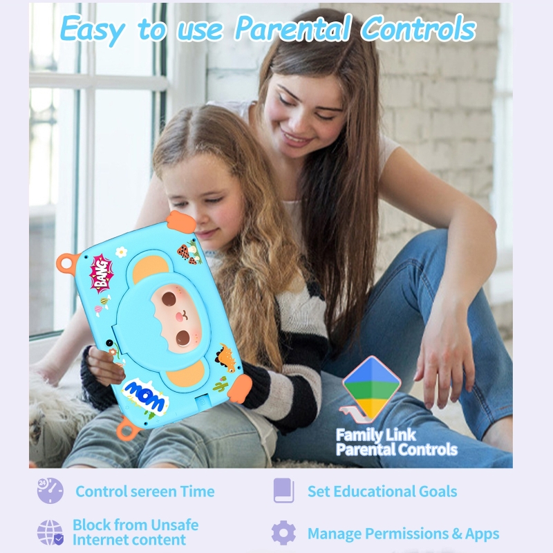 7인치 디스플레이를 갖춘 어린이용 태블릿 PC, 보호  - Kids Education Toys 리뷰 및 가격