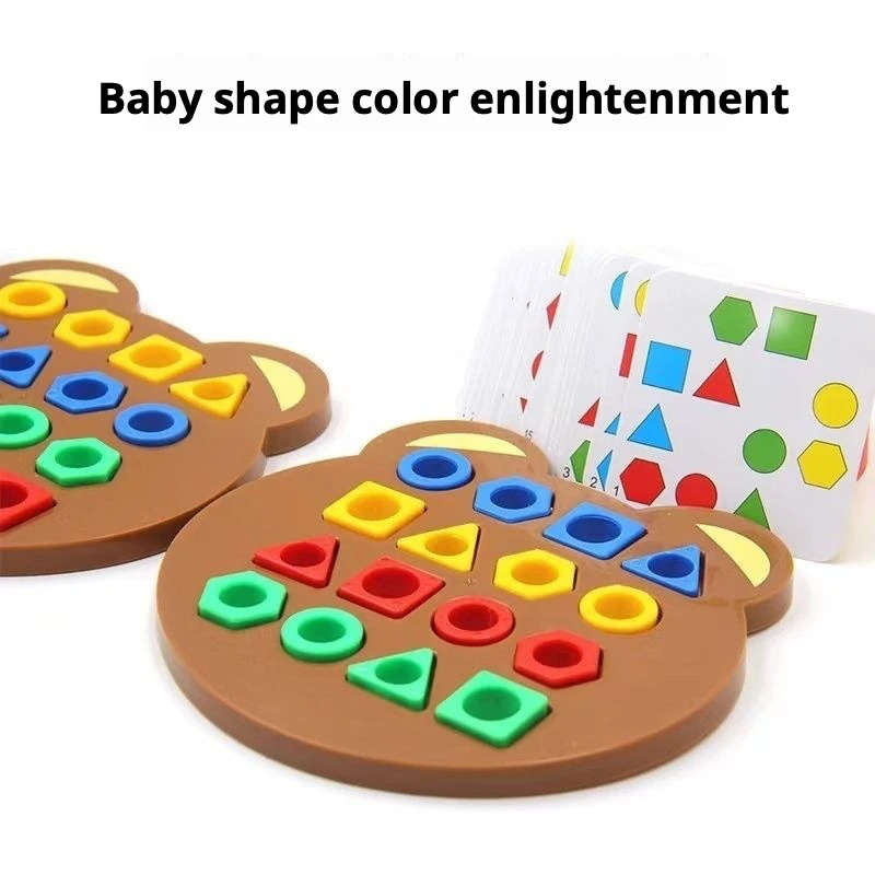 몬테소리 기하학 모양 분류 장난감 나무 퍼즐 교육용 인 - Kids Education Toys 리뷰 및 가격