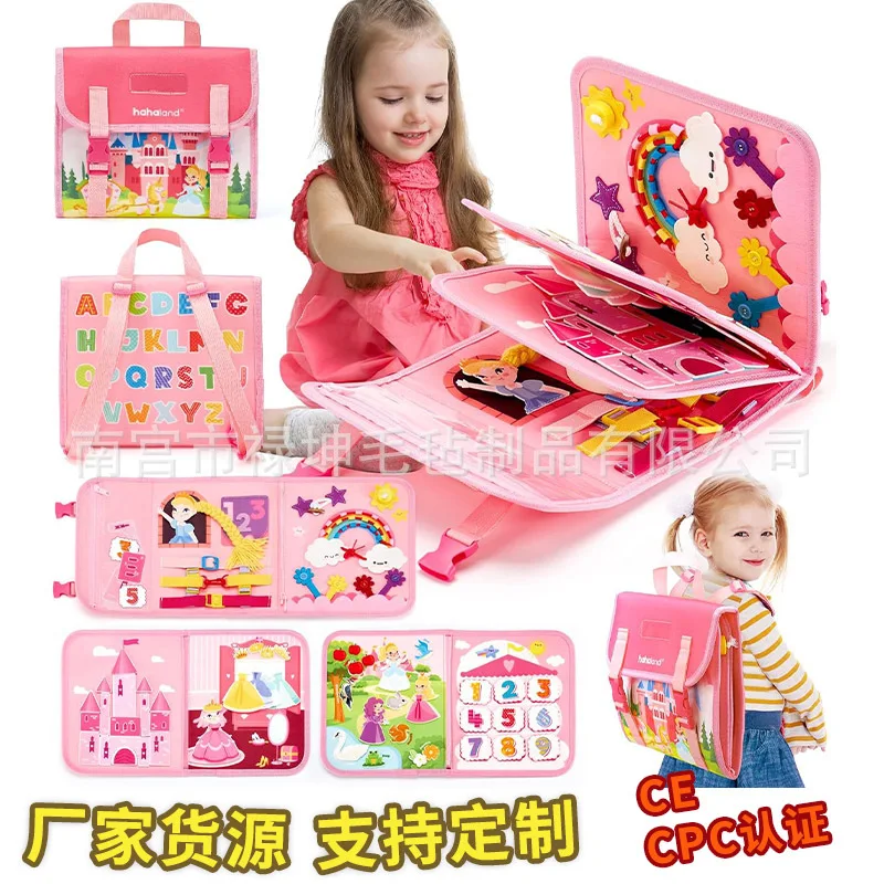 몬테소리 공주 펠트 비지보드 유아 생활 능력 학습 조기 - Kids Education Toys 리뷰 및 가격