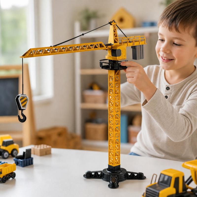 타워 크레인 장난감, 실제 건설 공학을 모방한 회전식  - Kids Education Toys 리뷰 및 가격